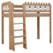 High sleeper bed Castle DELUXE de Breuyn natural-whitened