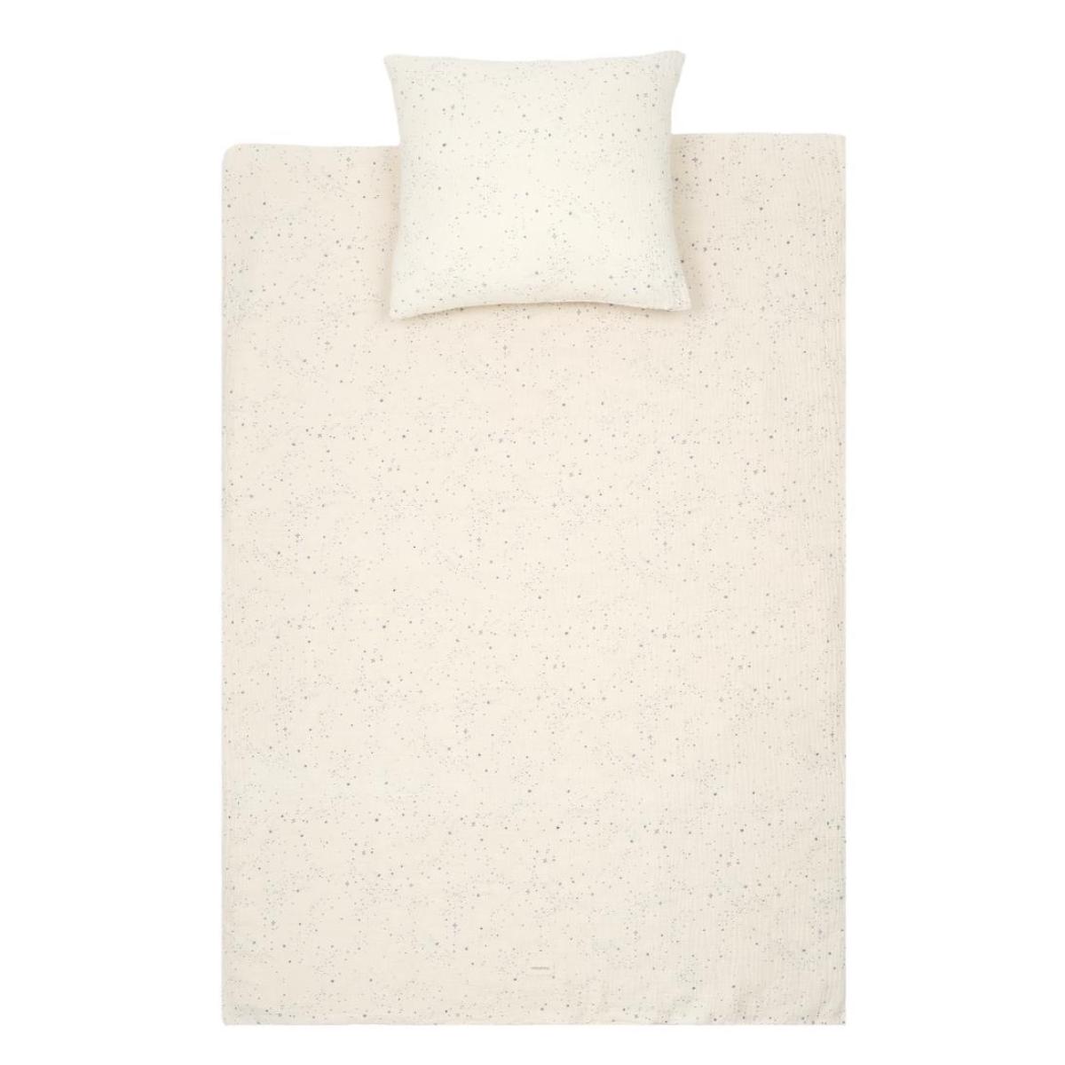 Housse de couette 100x140cm WABI SABI Nobodinoz blue milky way