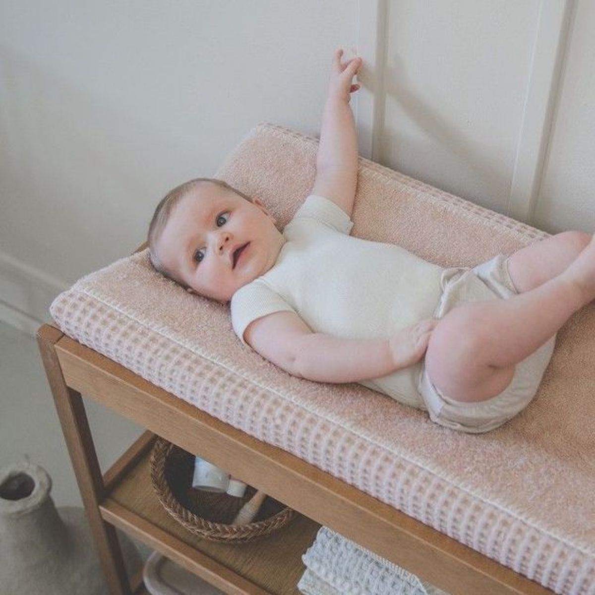 Housse matelas à langer 45x73cm AMSTERDAM Koeka rosa salt