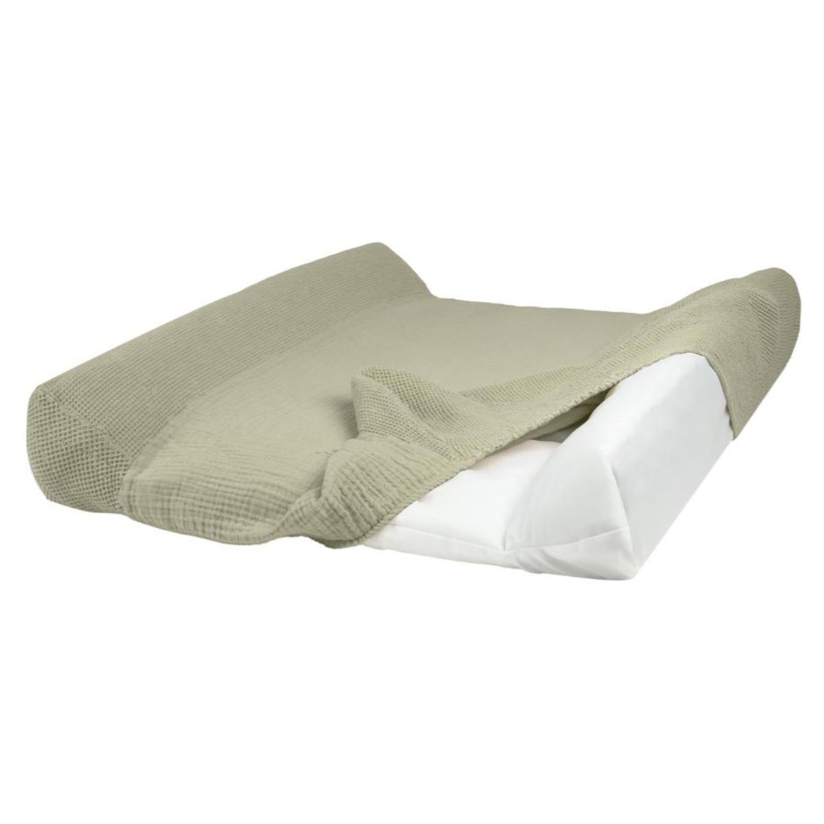 Housse matelas à langer 50x70cm WABI SABI Nobodinoz green matcha