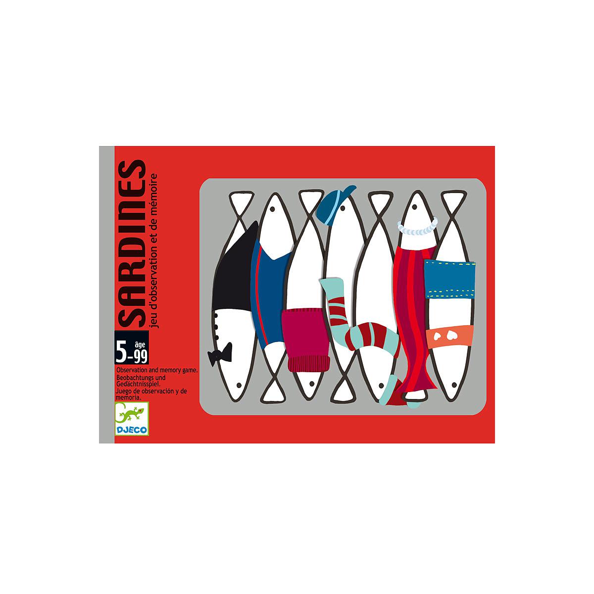Jeu de cartes SARDINES  Djeco