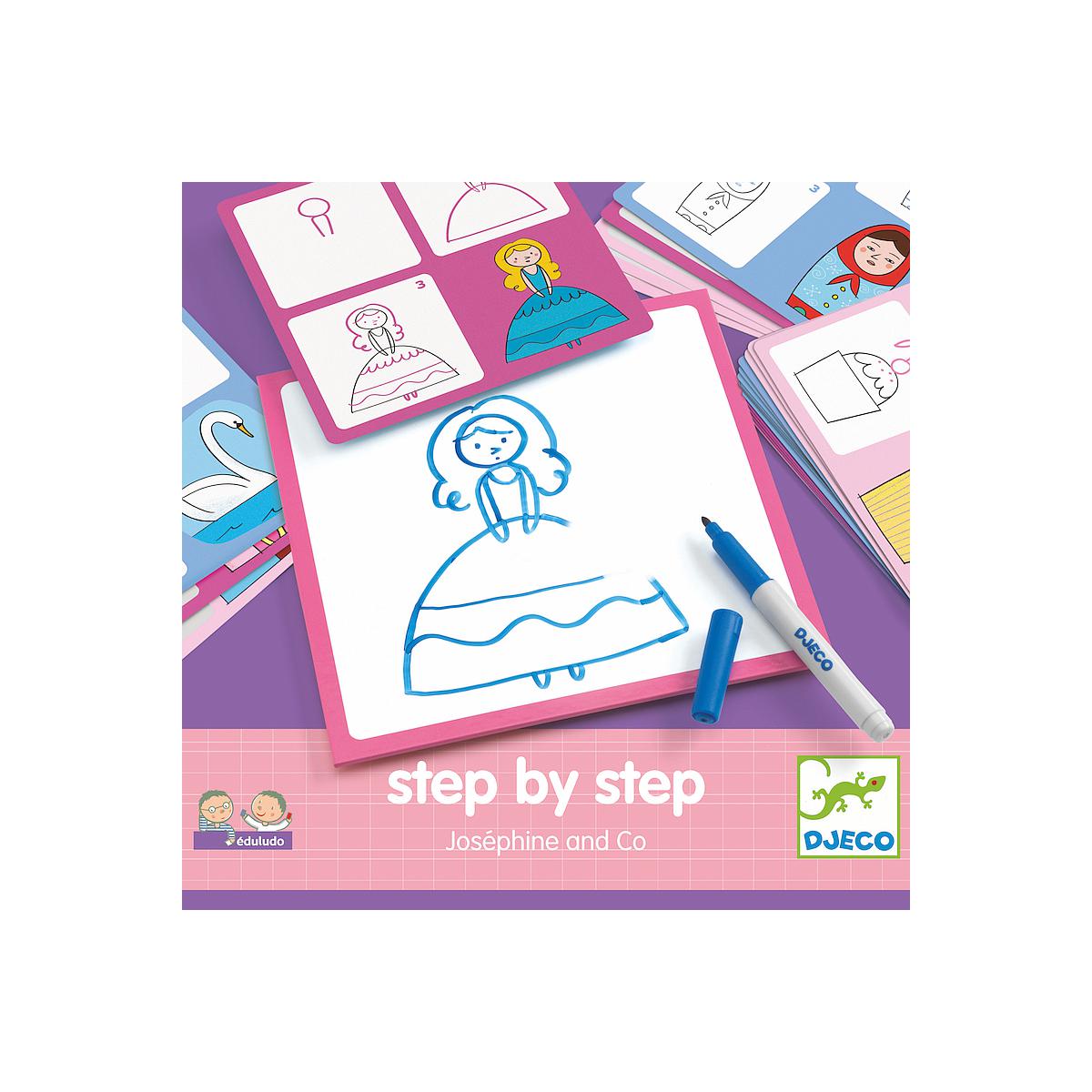Jeu éducatif EDULUDO STEP BY STEP JOSÉPHINE AND CO Djeco