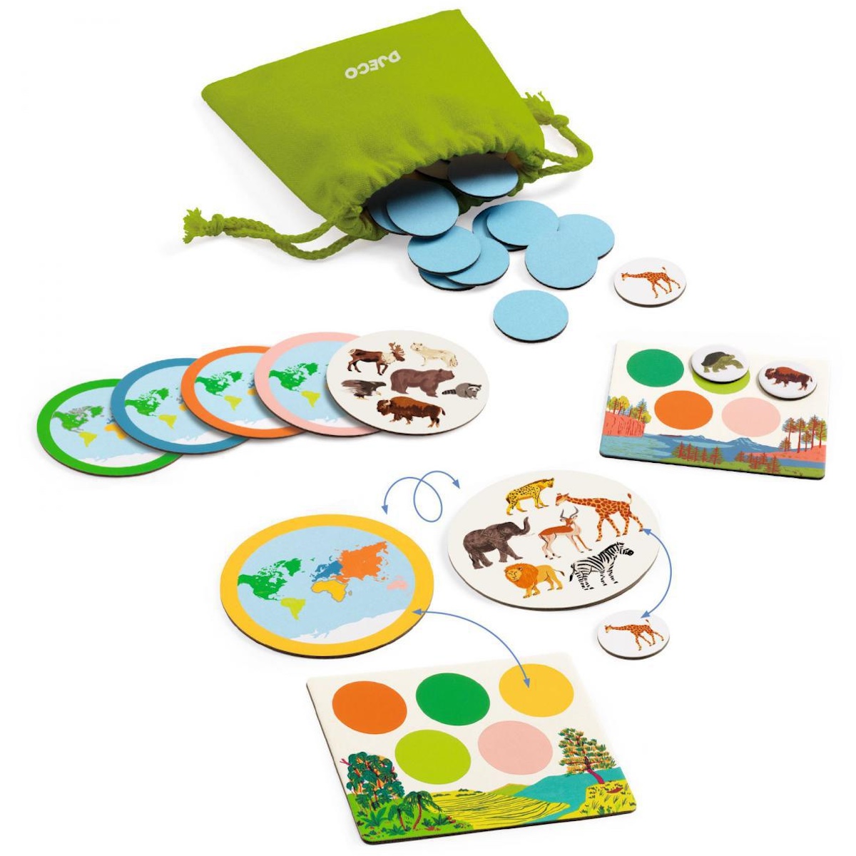 Juego Animo Mondo COOL SCHOOL Djeco