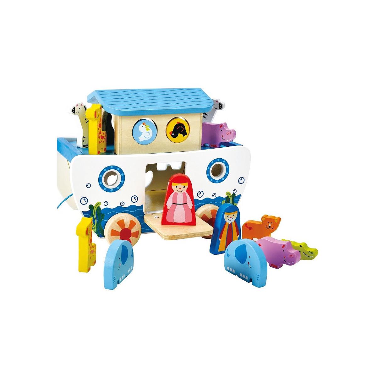Juego arrastre arca Noe PULL ALONG NOAH'S ARK Hape