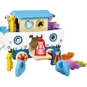 Juego arrastre arca Noe PULL ALONG NOAH'S ARK Hape