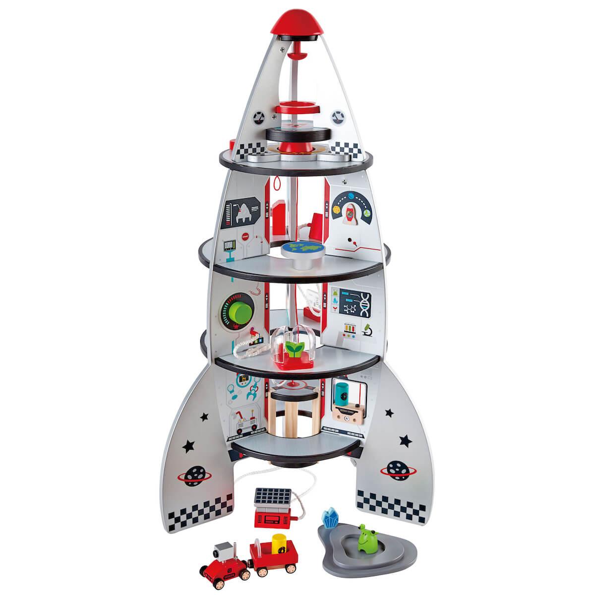 Juego construction FOUR-STAGE ROCKET SHIP Hape