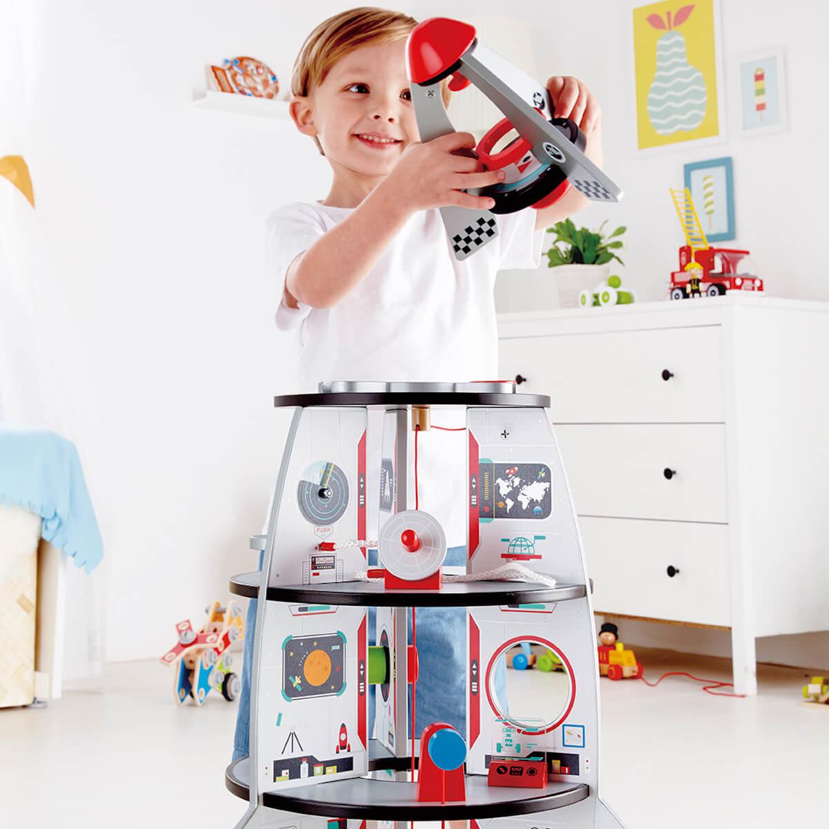 Juego construction FOUR-STAGE ROCKET SHIP Hape