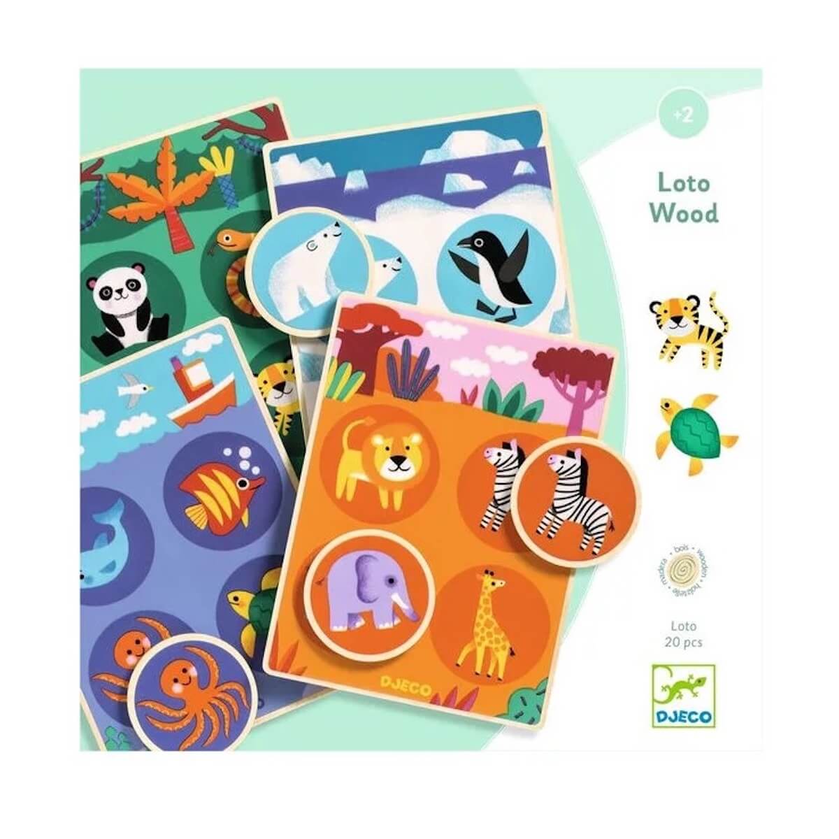 Juego educativo LOTO WOOD Djeco