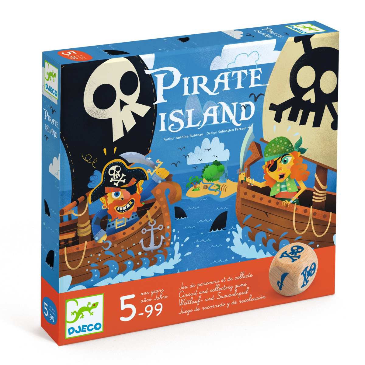 Juego estrategia PIRATE ISLAND Djeco