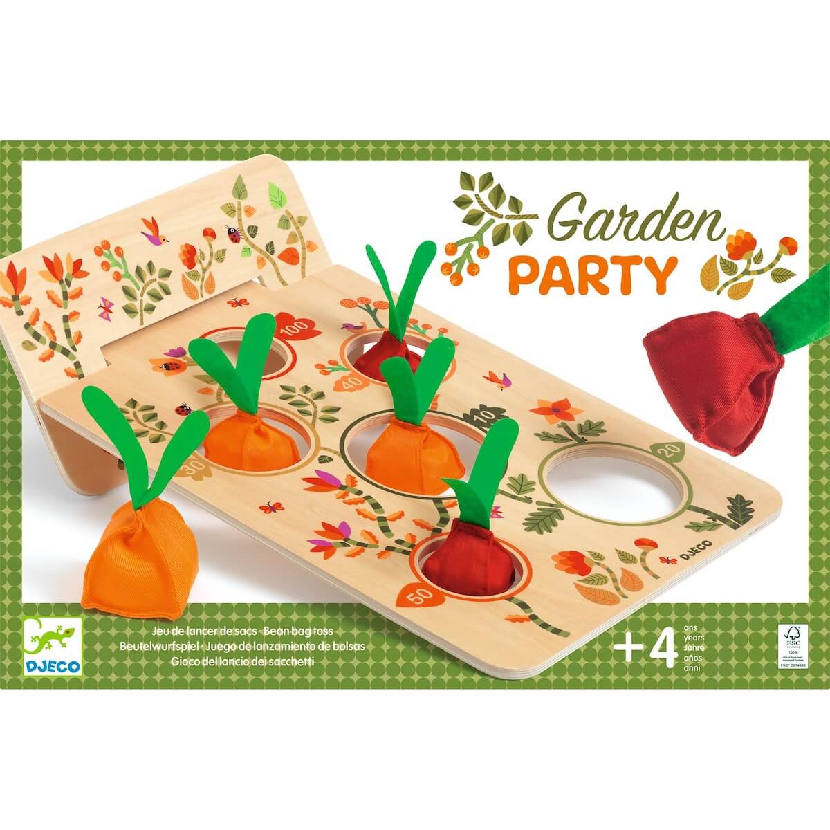 Juego lanzamiento GARDEN PARTY Djeco