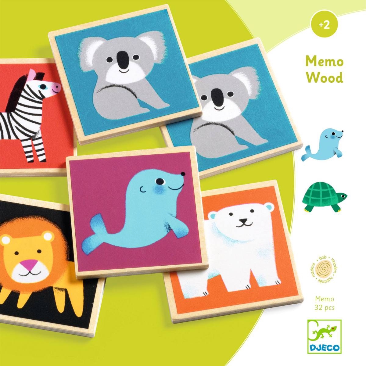Juego Memo Wood Djeco