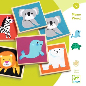 Juego Memo Wood Djeco