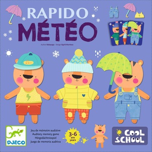 Juego memoria RAPIDO MÉTÉO Djeco