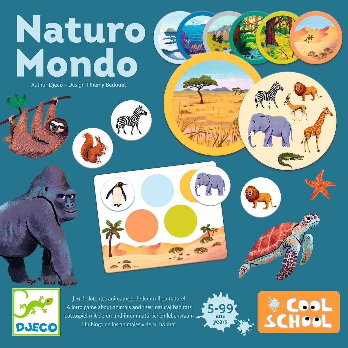 Juego Naturo Mondo COOL SCHOOL Djeco