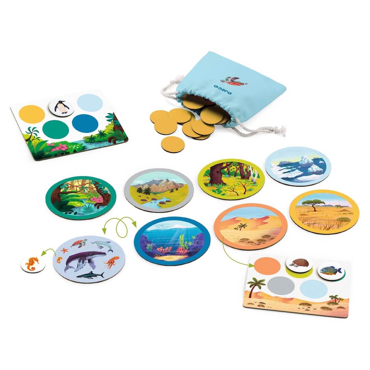 Juego Naturo Mondo COOL SCHOOL Djeco
