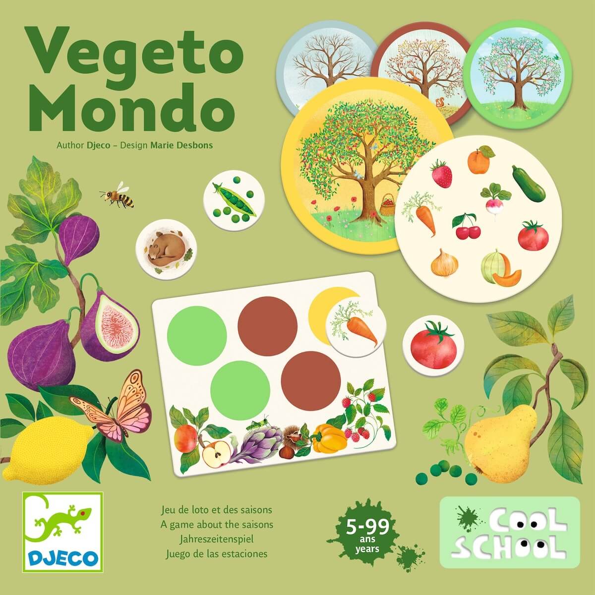Juego Vegeto Mondo COOL SCHOOL Djeco