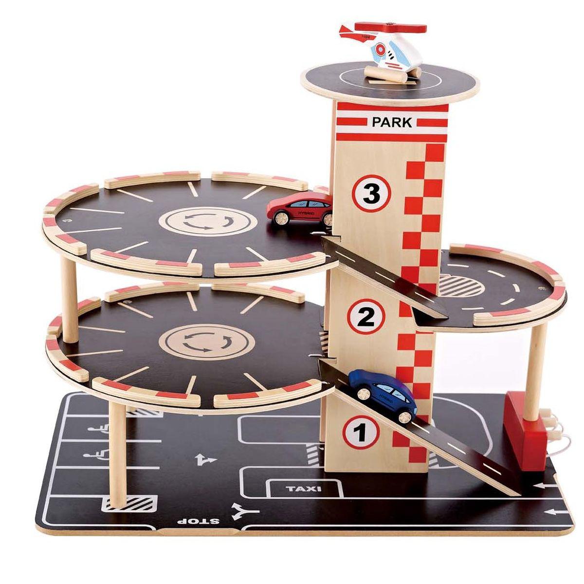 Juego vehículos-garaje PARK AND GO Hape