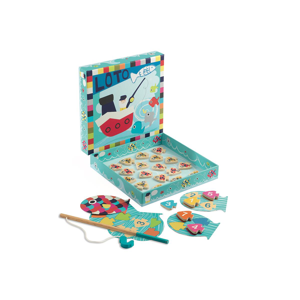 Juegos educacionales madera +3Y NAVY-LOTO Djeco