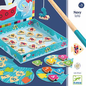 Juegos educacionales madera +3Y NAVY-LOTO Djeco