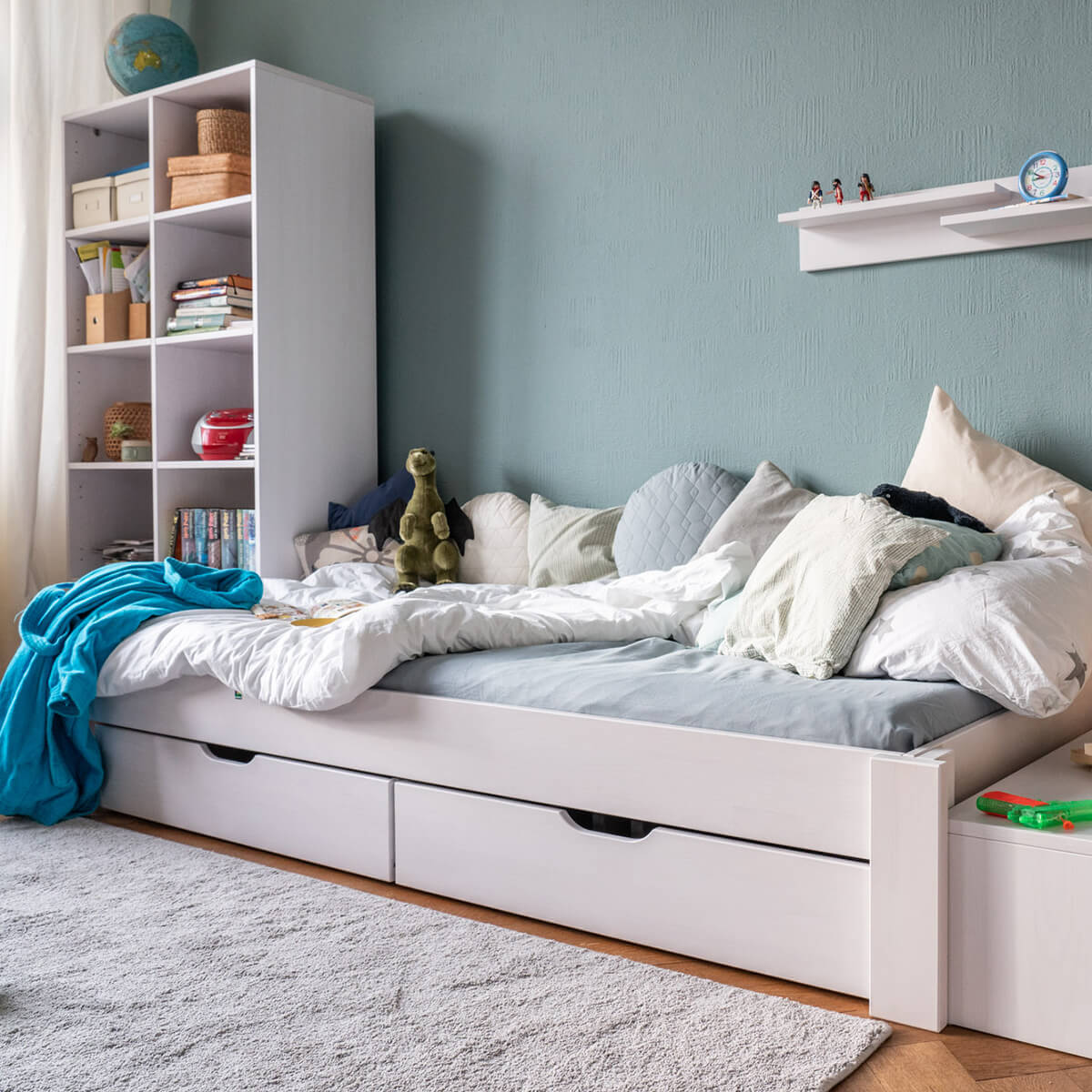 Jugendliege 90x200cm DESTYLE de Breuyn geweißt