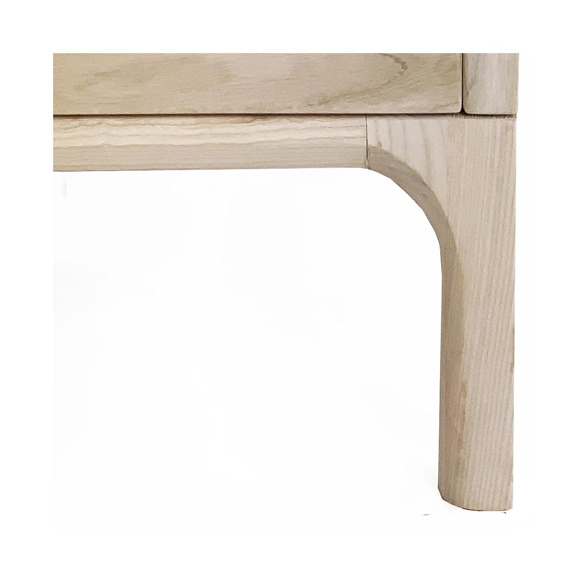 Junior bed KERA in ash with angled Bevel legs
