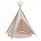Kinder-Tipi beige STARS rosa