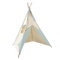 Kinder Tipi BOBBLE beige-grün