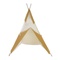 Kinder Tipi BOBBLE beige-senf