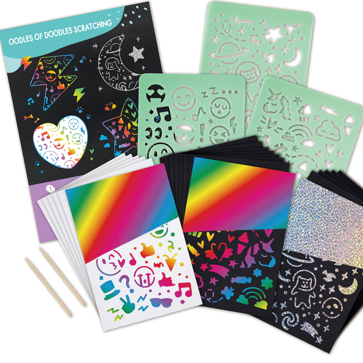 Kit creativo rascar láminas Hape