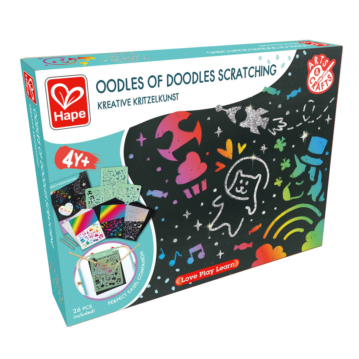Kit creativo rascar láminas Hape
