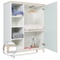 Kleiderschrank 120 cm 1-türig NADO Curve Esche mint
