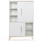 Kleiderschrank 147 cm 2-türig  NADO Curve Esche white
