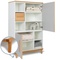Kleiderschrank 147 cm 2-türig  NADO Retro Buche manhattan grey