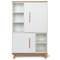 Kleiderschrank 147 cm 2-türig  NADO Retro Buche white