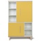 Kleiderschrank 147 cm 2-türig  NADO Retro Esche sunshine yellow