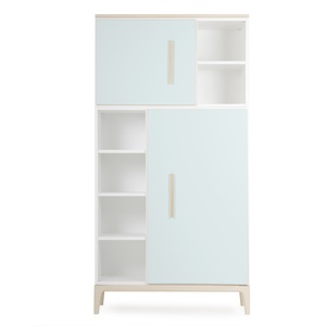 Kleiderschrank 173 cm 2-türig NADO Curve Esche mint