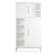 Kleiderschrank 173 cm 2-türig NADO Curve Esche white