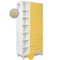 Kleiderschrank 198 cm 1-türig 3 Schubladen NADO Retro Esche sunshine yellow