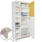 Kleiderschrank 198 cm 2-türig  NADO Retro Esche sunshine yellow-white