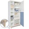 Kleiderschrank 198 cm 2-türig  NADO Retro Esche white-capri blue