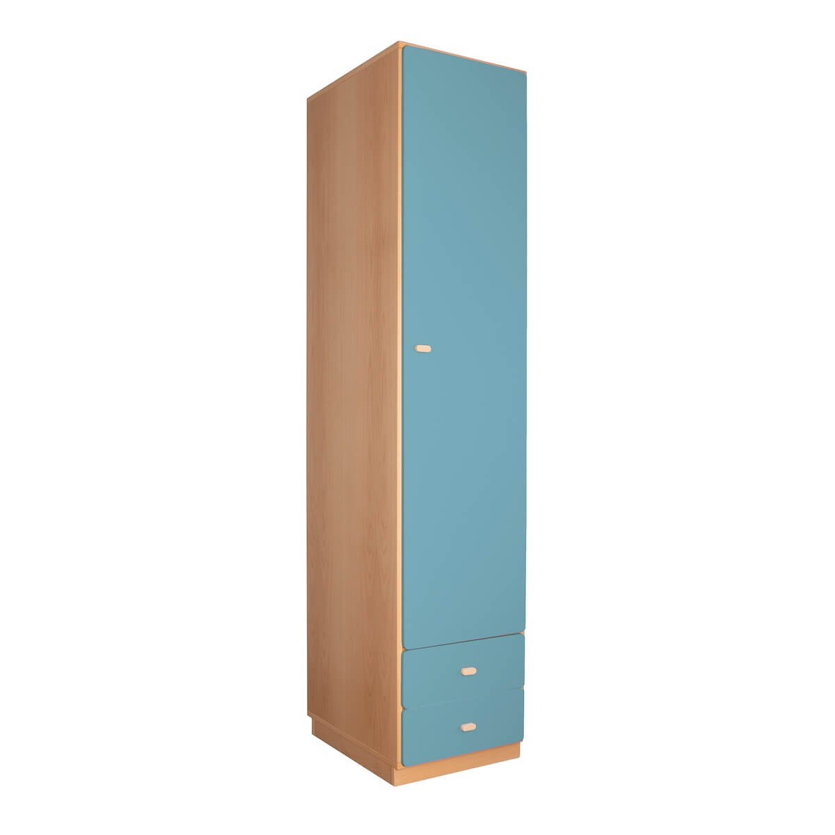 Kleiderschrank 47,4x218cm DESTYLE de Breuyn naturblau