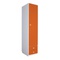 Kleiderschrank 47,4x218cm DESTYLE de Breuyn weiß orange