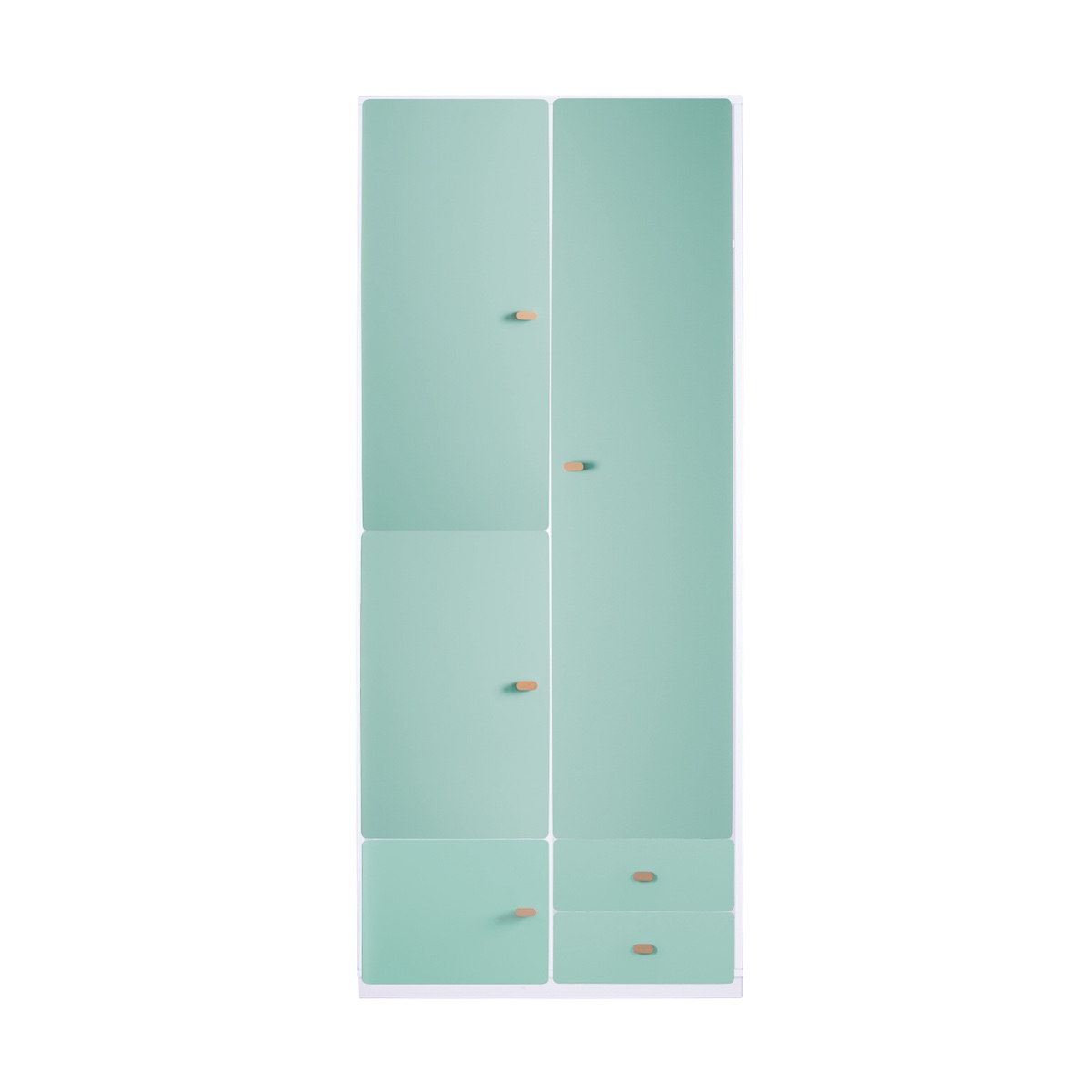Kleiderschrank 93x218cm DESTYLE de Breuyn Mintweiß
