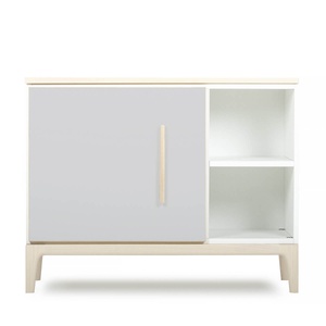 Kleinmöbel 1 Tür 2 Nischen NADO Curve Esche manhattan grey