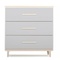Kommode 3 Schubladen NADO Retro Esche manhattan grey