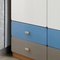 Kommode 3 Türen 93x78cm DESTYLE de Breuyn naturblauer Kristall
