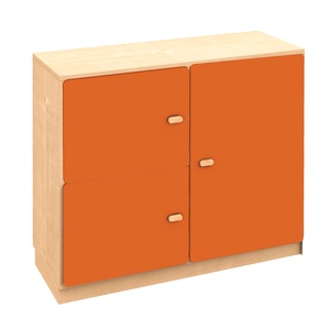 Kommode 3 Türen 93x78cm DESTYLE de Breuyn naturorange