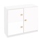 Kommode 3 Türen 93x78cm DESTYLE de Breuyn weiß weiß