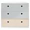 Kommode COLORFLEX Schubladen Farben pearl grey-pearl grey-white wash