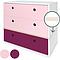 Kommode COLORFLEX Schubladen Farben sweet pink-sweet pink-plum